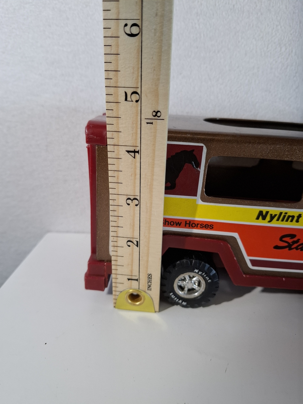 Nylint Vintage 90s Metal Red Kids Stable Trailer Toy - Picture 11 of 12